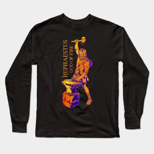 God of fire - Hephaestus Long Sleeve T-Shirt